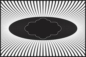 Comic Hand drawn zoom lines motion background And Sunburst pattern vector
