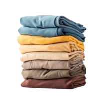 Stack of clothes isolated png