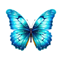 Blau Schmetterling isoliert png