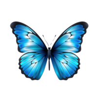 Blue butterfly isolated png