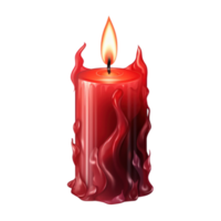 rosso candela isolato png