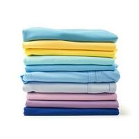 Stack of clothes isolated photo