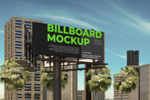 Roadside Billboard Mockup psd