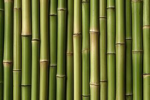 Natural Green Bamboo Texture or Pattern Background, AI Generative photo