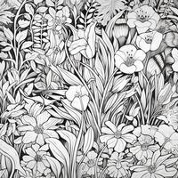 Garden Coloring Pages photo