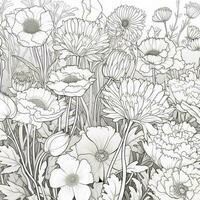 Garden Coloring Pages photo