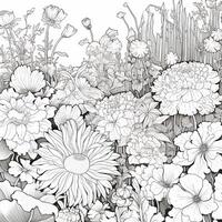 Garden Coloring Pages photo