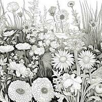 Garden Coloring Pages photo