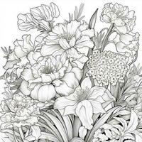 Garden Coloring Pages photo