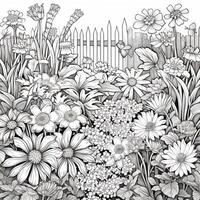 Garden Coloring Pages photo