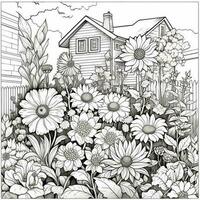 Garden Coloring Pages photo