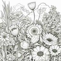 Garden Coloring Pages photo