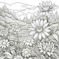 Garden Coloring Pages photo