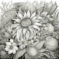 Garden Coloring Pages photo