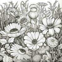 Garden Coloring Pages photo