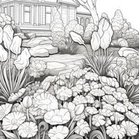 Garden Coloring Pages photo