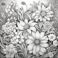 Garden Coloring Pages photo