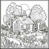 Garden Coloring Pages photo