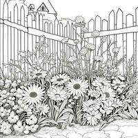 Garden Coloring Pages photo