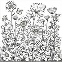 Garden Coloring Pages photo