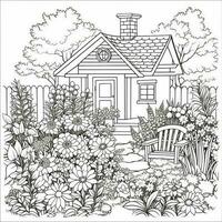 Garden Coloring Pages photo