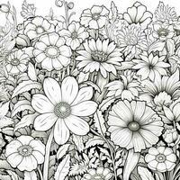 Garden Coloring Pages photo