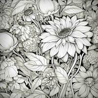 Garden Coloring Pages photo