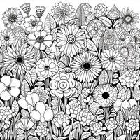 Garden Coloring Pages photo