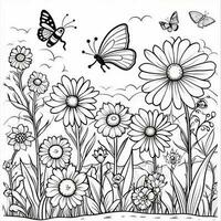 Garden Coloring Pages photo