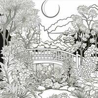 Garden Coloring Pages photo