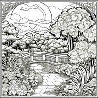 Garden Coloring Pages photo