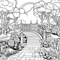 Garden Coloring Pages photo