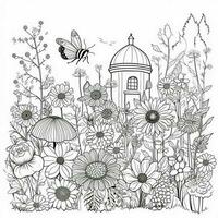 Garden Coloring Pages photo