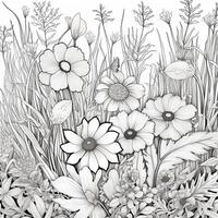 Garden Coloring Pages photo