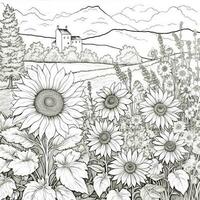 Garden Coloring Pages photo