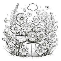 Garden Coloring Pages photo