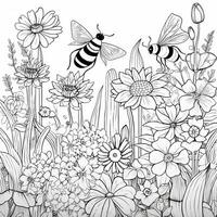 Garden Coloring Pages photo