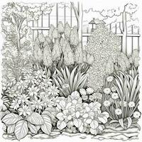 Garden Coloring Pages photo