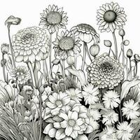 Garden Coloring Pages photo