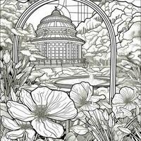 Garden Coloring Pages photo