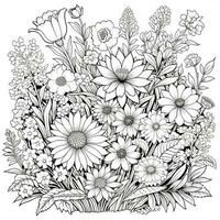 Garden Coloring Pages photo