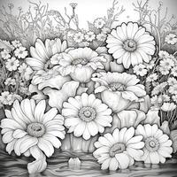 Garden Coloring Pages photo