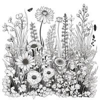 Garden Coloring Pages photo