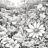 Garden Coloring Pages photo