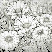 Garden Coloring Pages photo