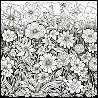 Garden Coloring Pages photo