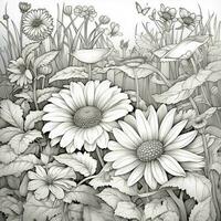 Garden Coloring Pages photo