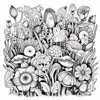 Garden Coloring Pages photo