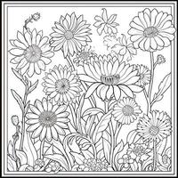 Garden Coloring Pages photo