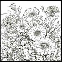 Garden Coloring Pages photo